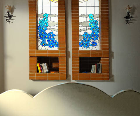 Danae Villas Hersonissos Crete Blue Villa sitting room